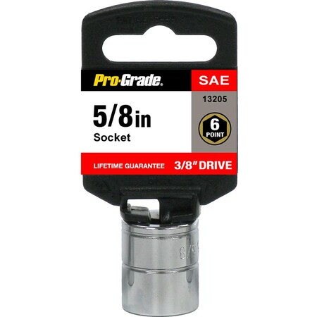 Pro-Grade Tools 3/8" Dr. 6 Pt. 5/8" Socket 13205